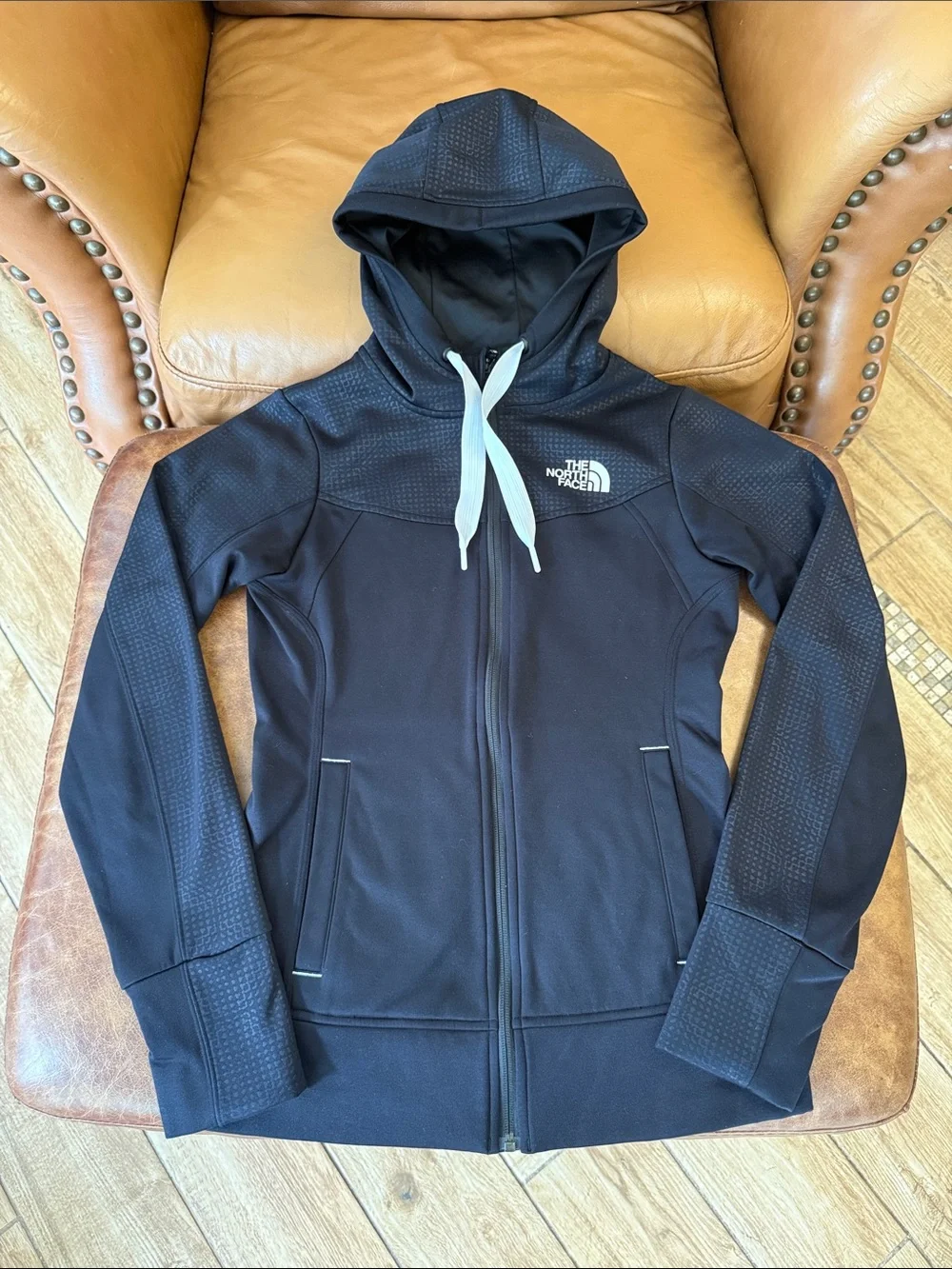 Women’s The North Face Pioneer Peak Full-Zip Hoodie Jacket Sz XS Black